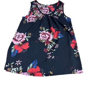 Zeagoo Women's M Floral A-line Sleeveless Knee Length Dress Casual